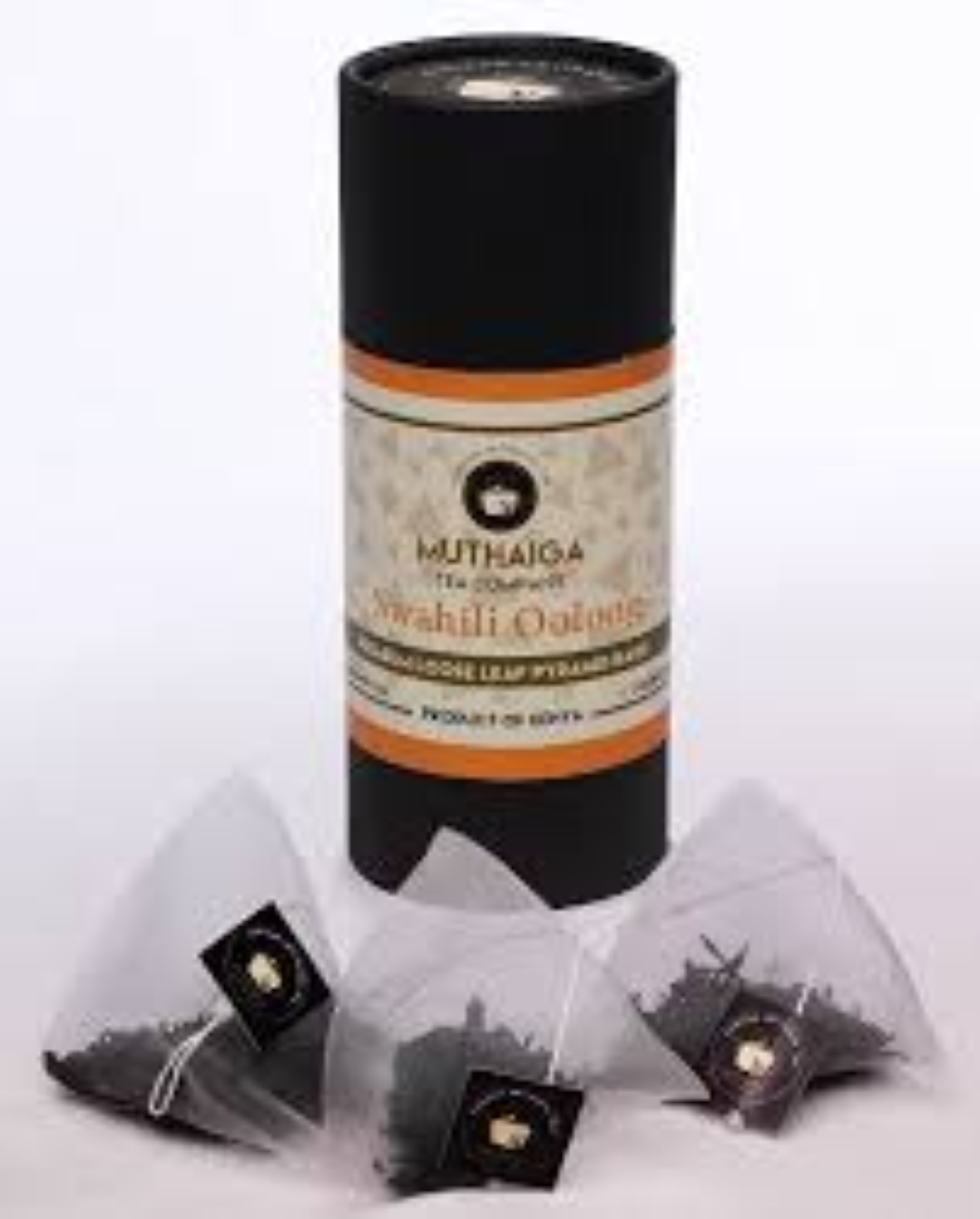 MUTHAIGA SWAHILI OOLONG PYRAMID TEA BAG TUBE 